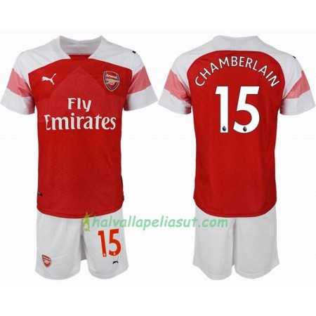 Jalkapallo Pelipaidat Arsenal CHAMBERLAIN 15 Lasten Kotipaita 2018-2019 Lyhythihainen